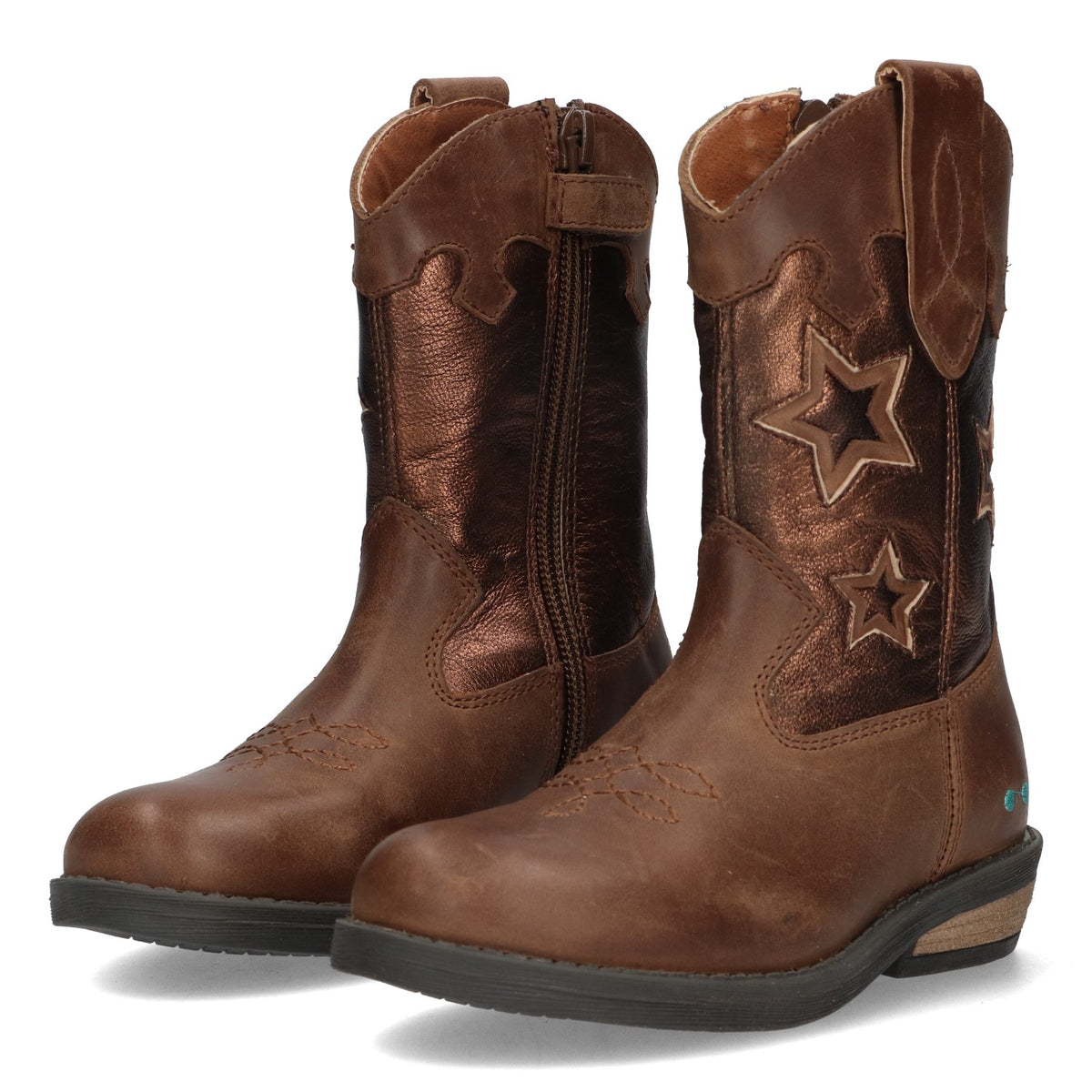 BunniesJR Robine Rodeo cowboy boots meisjes bruin