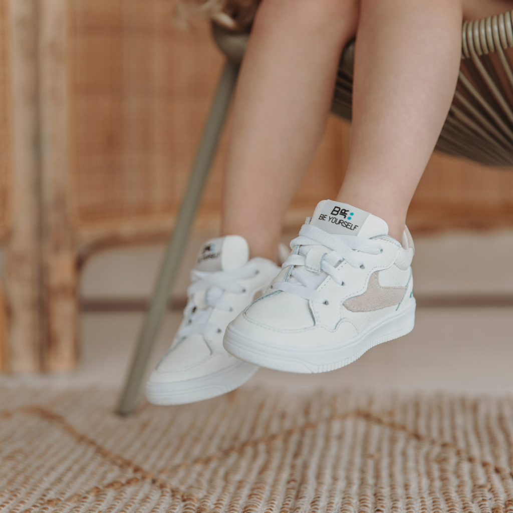 Morris Mellow Lage Sneakers Jongens Wit