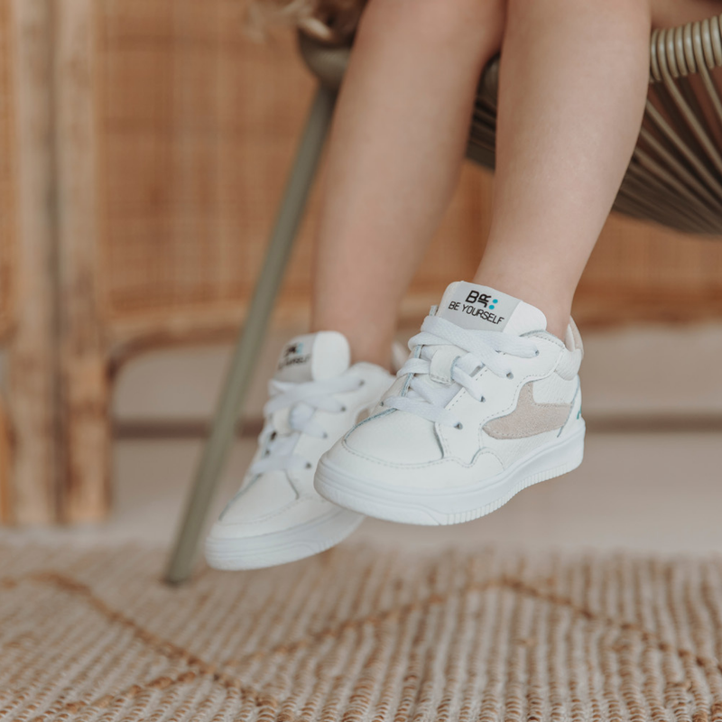 Morris Mellow Lage Sneakers Jongens Wit