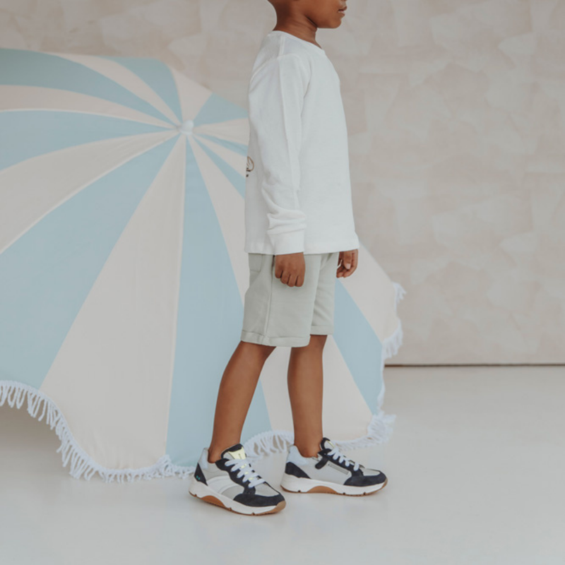 Fien Force Lage Sneakers Jongens Blauw