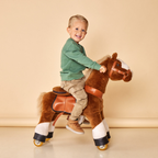Mave Mallow Hoge Sneakers Jongens Bruin