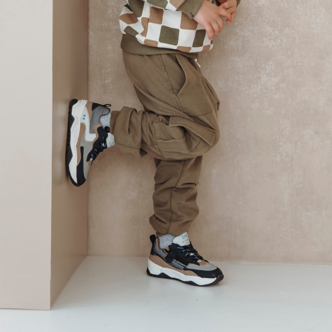 Cole Chunky Lage Sneakers Jongens Blauw