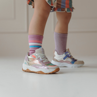 Cody Chunky Lage Sneakers Meisjes Multicolor