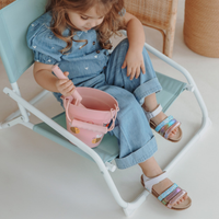 Babs Beach Platte Sandalen Meisjes Paars