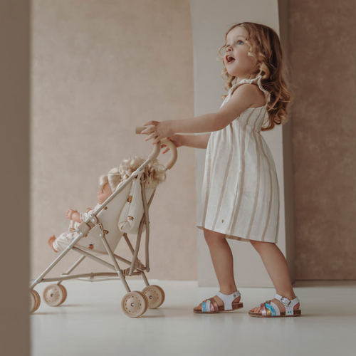 Becky Beach Platte Sandalen Meisjes Paars