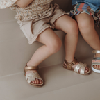 Brooke Beach Platte Sandalen Meisjes Bruin