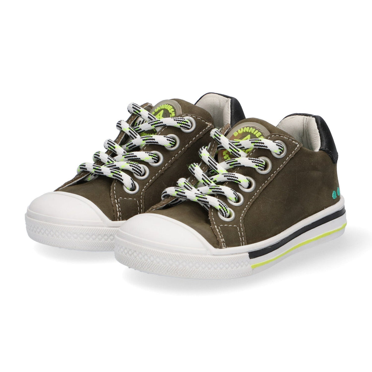 Fiona Ferm Lage Sneakers Jongens Groen