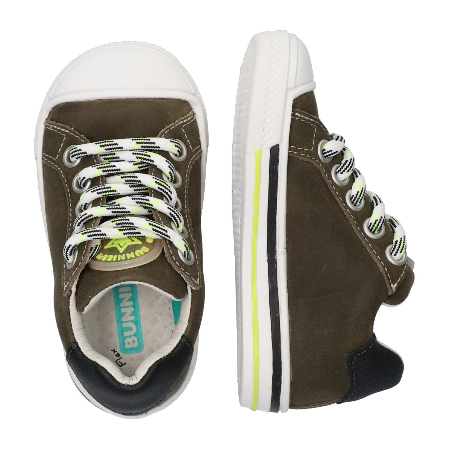 Fiona Ferm Lage Sneakers Jongens Groen