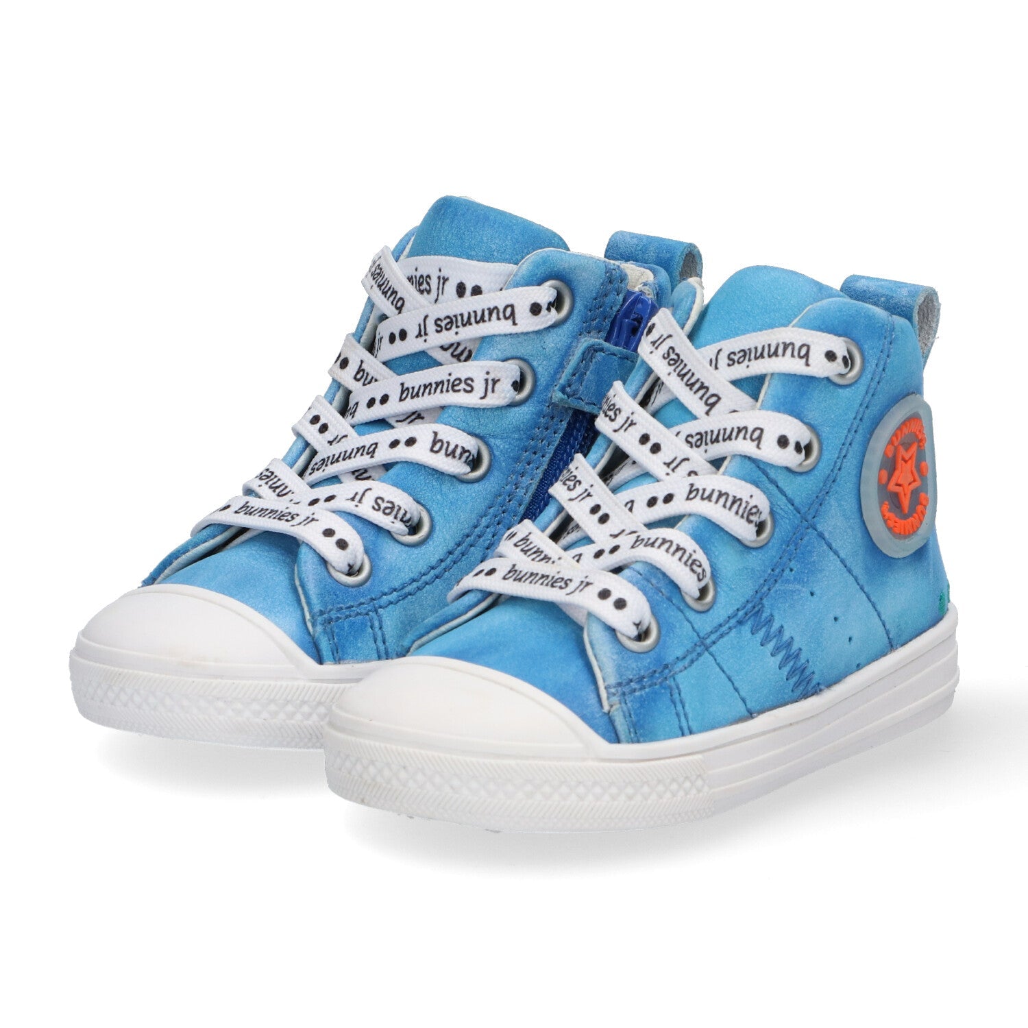 Frans Ferm Hoge Sneakers Jongens Blauw