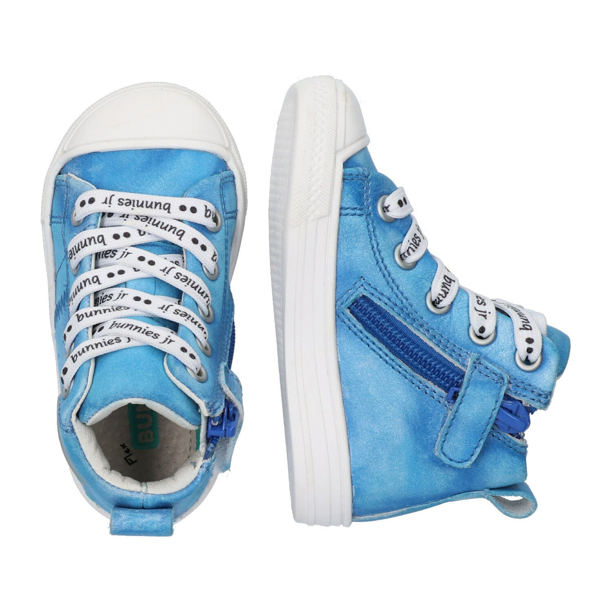 Frans Ferm Hoge Sneakers Jongens Blauw