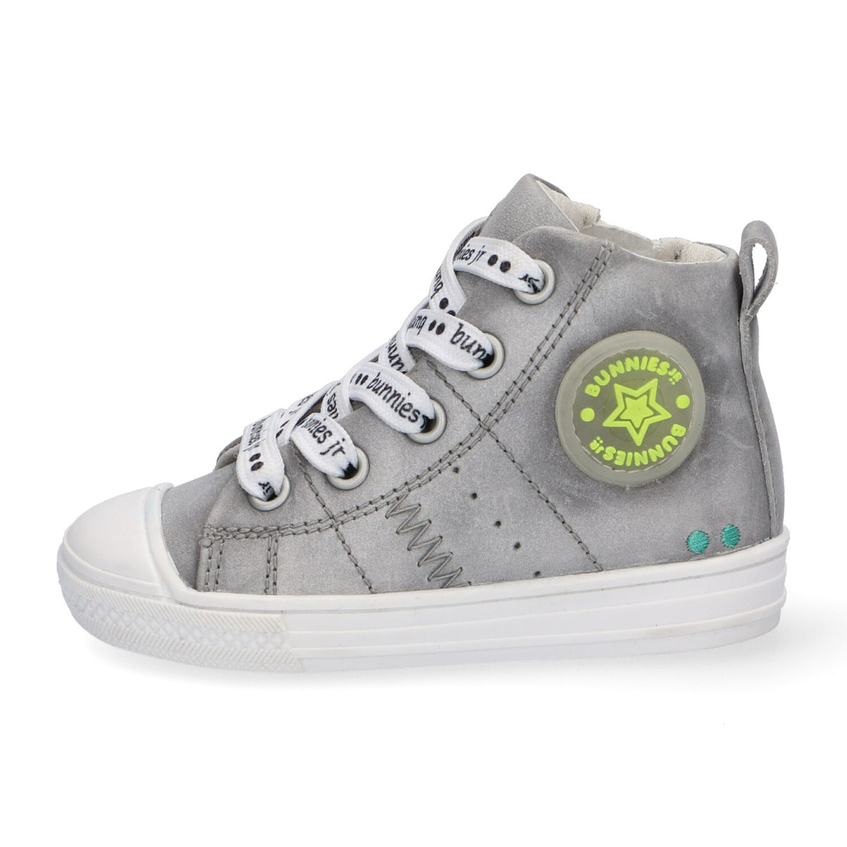 BunniesJR Frans Ferm lage sneakers jongens grijs