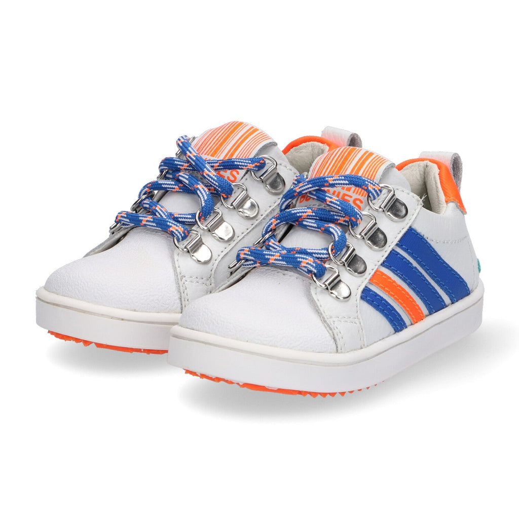 Puk Pit Lage Sneakers Jongens Blauw
