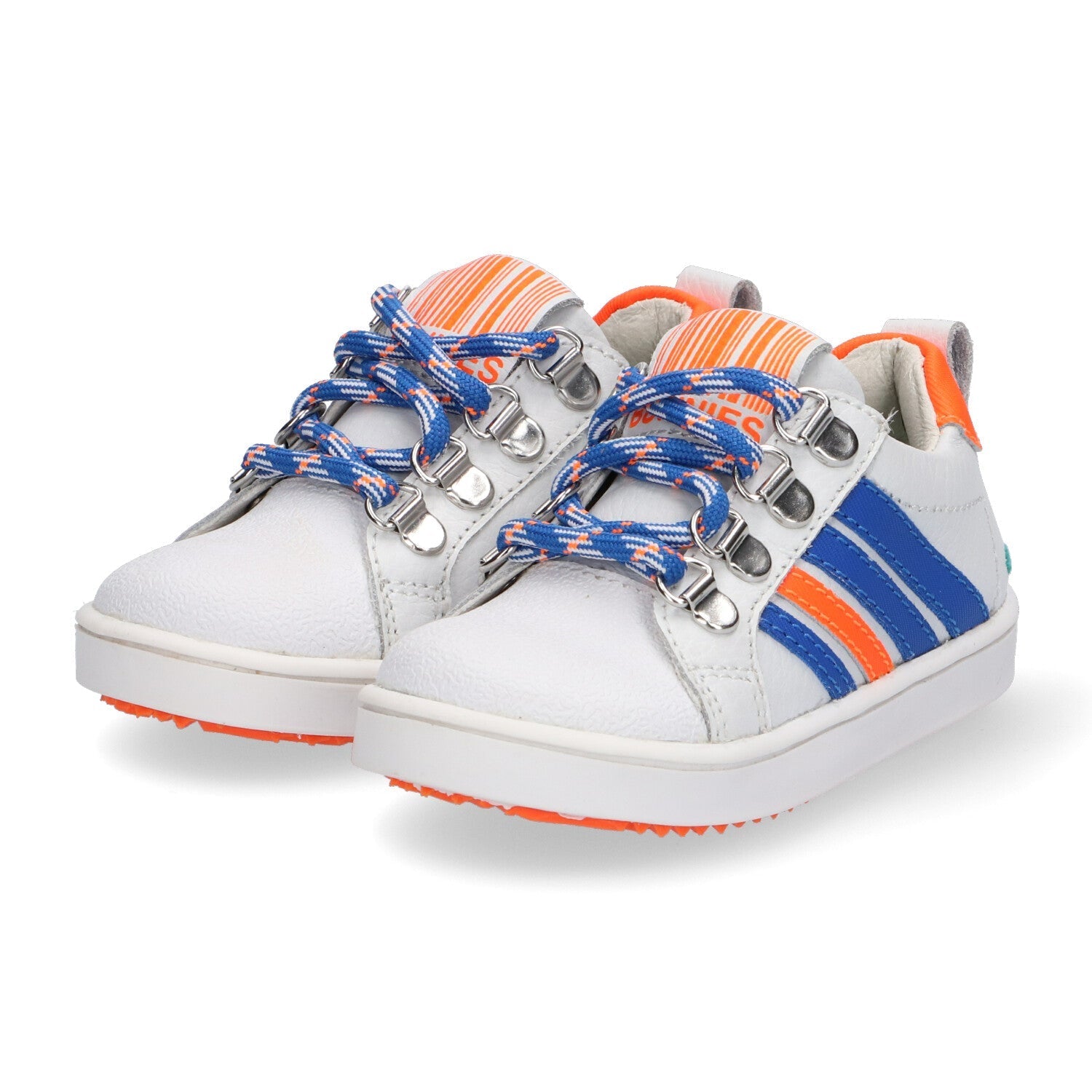 Puk Pit Lage Sneakers Jongens Blauw