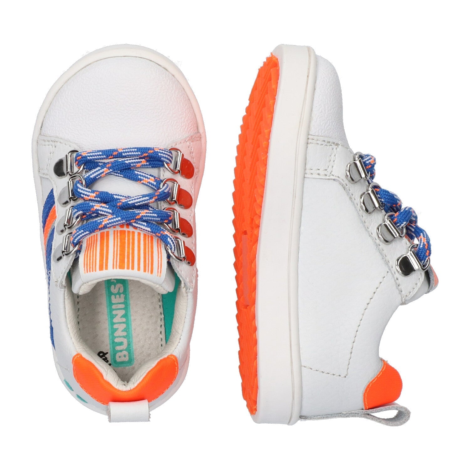 Puk Pit Lage Sneakers Jongens Blauw