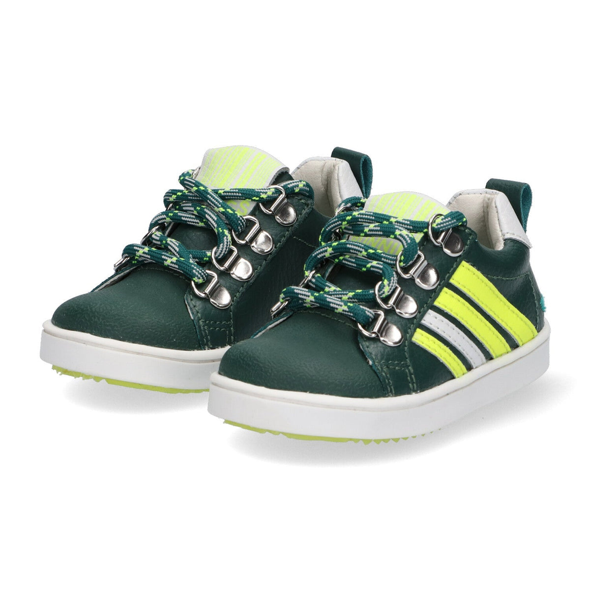 Puk Pit Lage Sneakers Jongens Groen