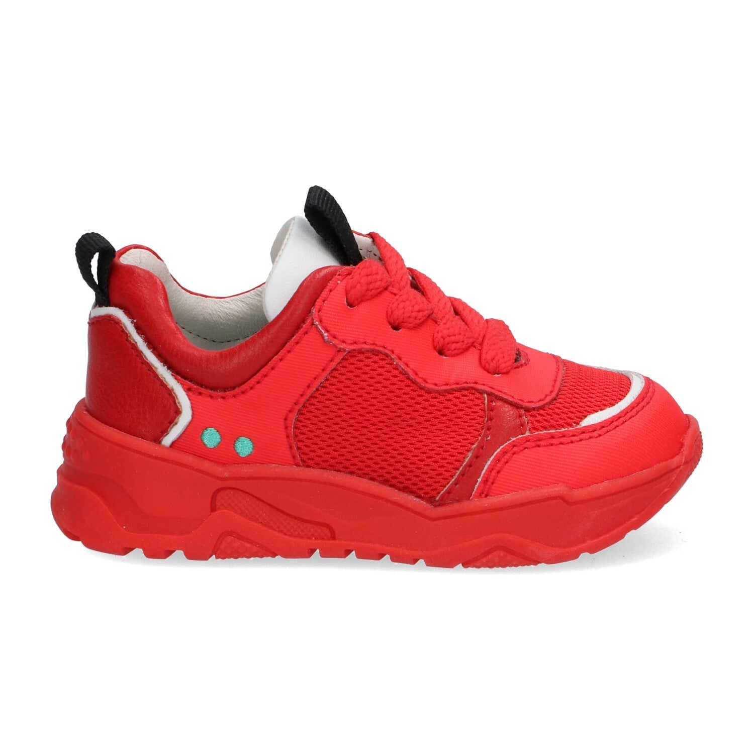 Charlie Chunky Lage Sneakers Jongens Rood