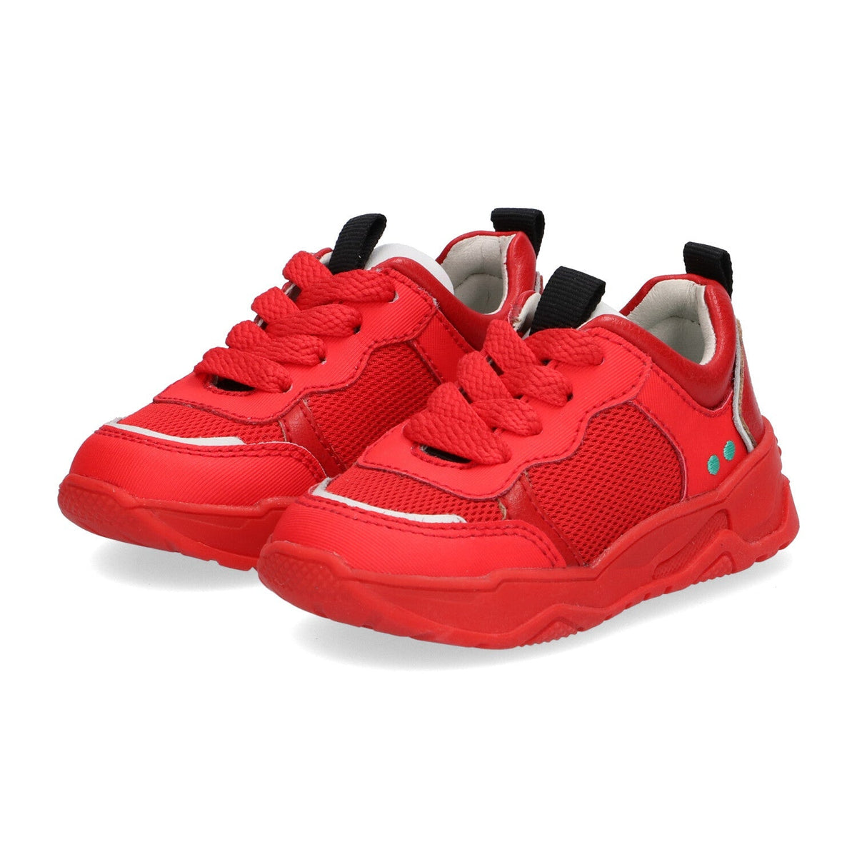 Charlie Chunky Lage Sneakers Jongens Rood
