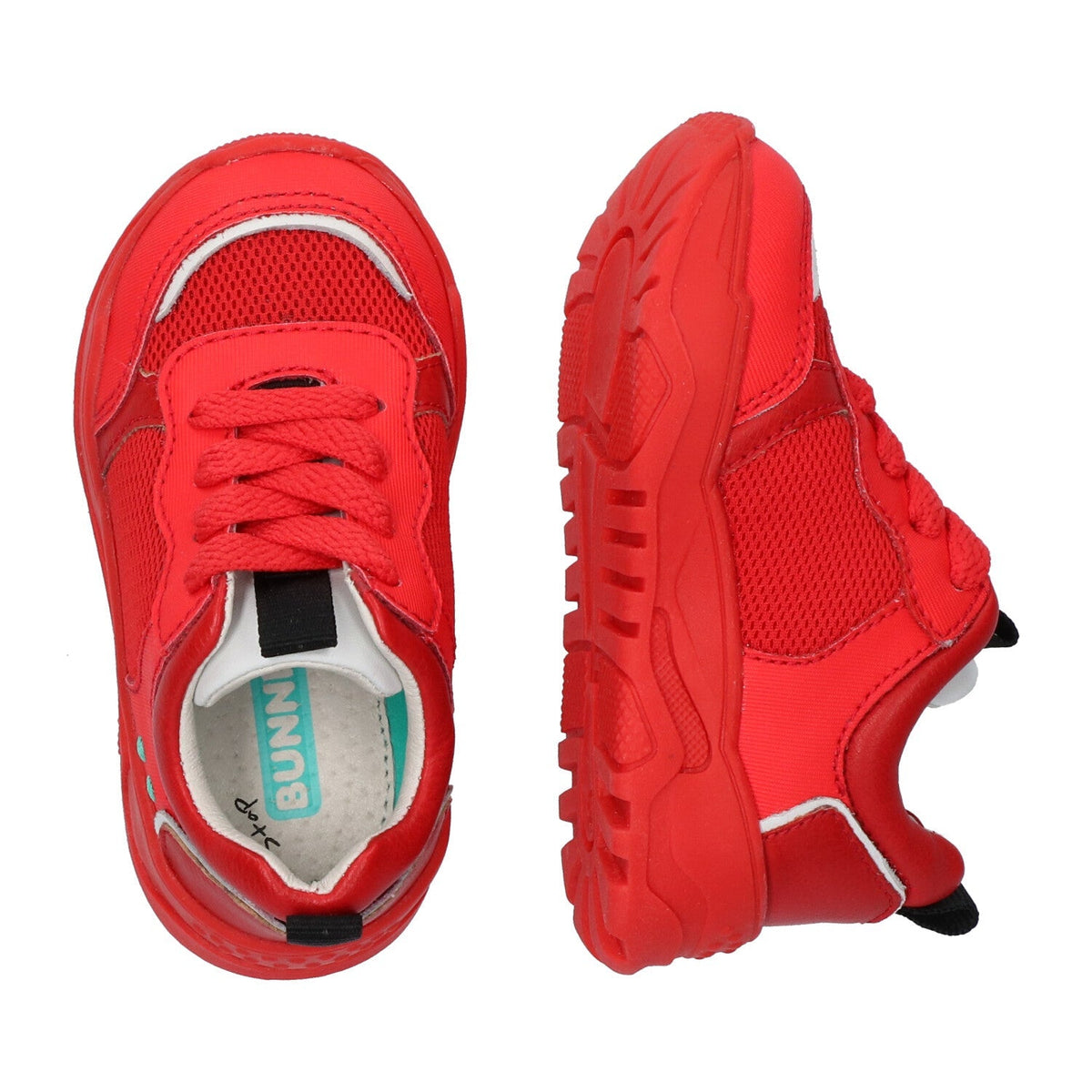 Charlie Chunky Lage Sneakers Jongens Rood