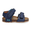 Bas Beach Sandalen Jongens Blauw