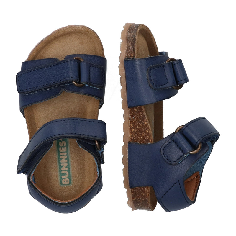 Bas Beach Sandalen Jongens Blauw