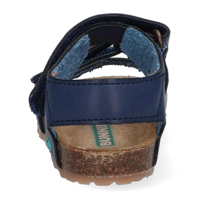 Bas Beach Sandalen Jongens Blauw