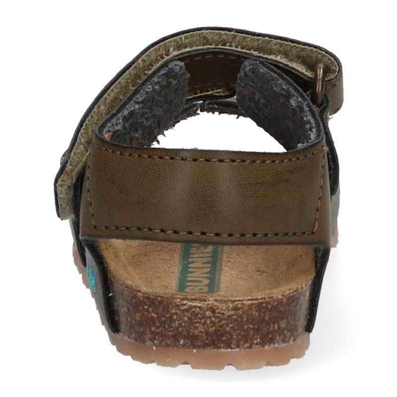 Bas Beach Sandalen Jongens Groen