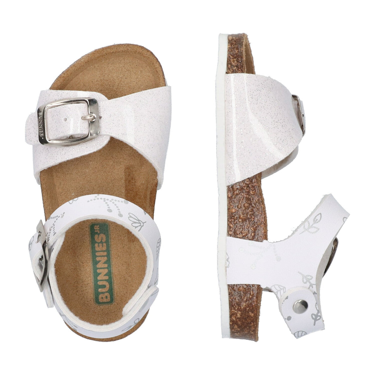 Babette Beach Sandalen Meisjes Zilver