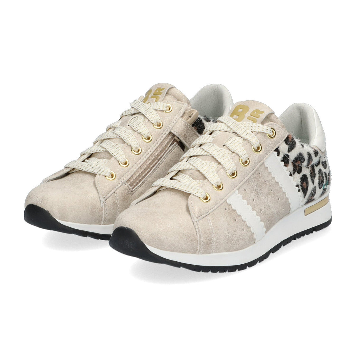 Animal Friendly Lage Sneakers Meisjes Beige