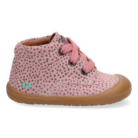 Rene Rap Hoge Sneakers Meisjes Roze Dots