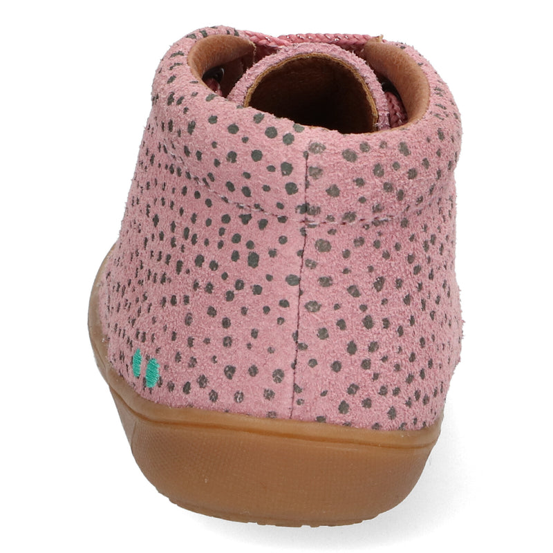 Rene Rap Hoge Sneakers Meisjes Roze Dots