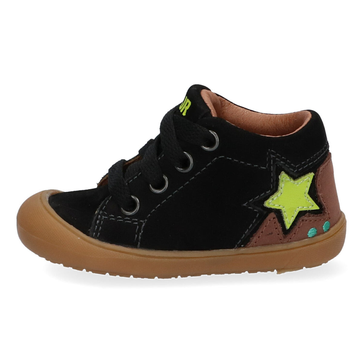 Robijn Rap Hoge Sneakers Jongens Zwart