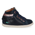 Sari Stoer Hoge Sneakers Meisjes Blauw