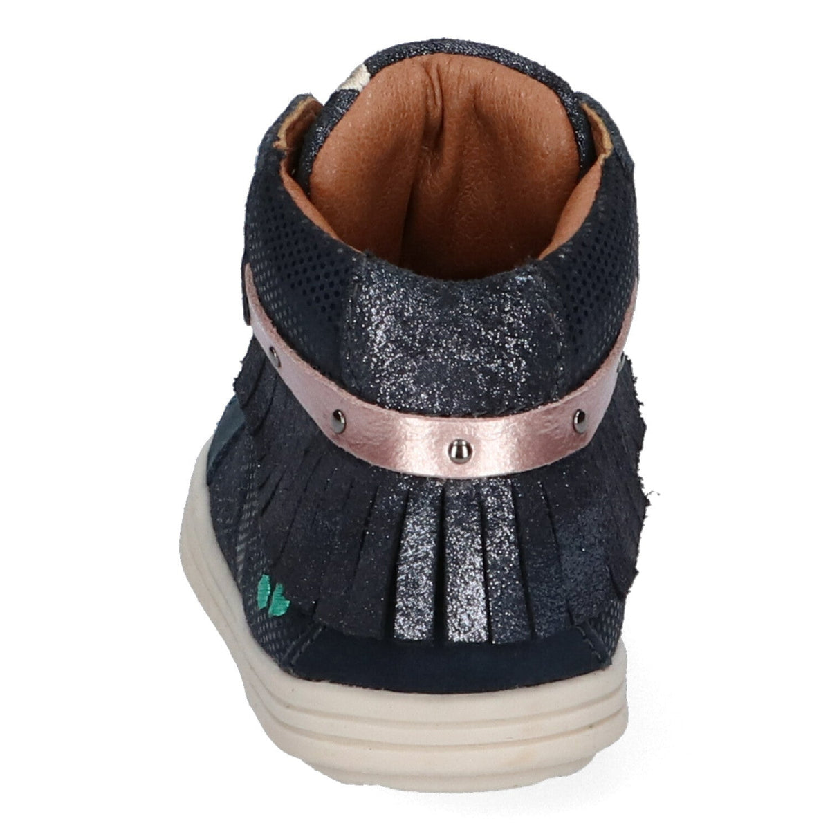 Sari Stoer Hoge Sneakers Meisjes Blauw