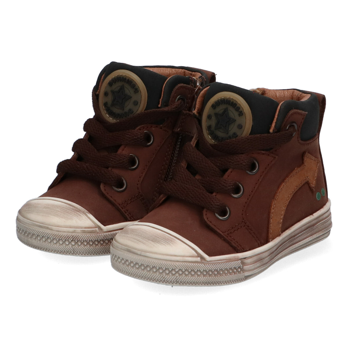 BunniesJR Frits Ferm lage sneakers jongens bruin