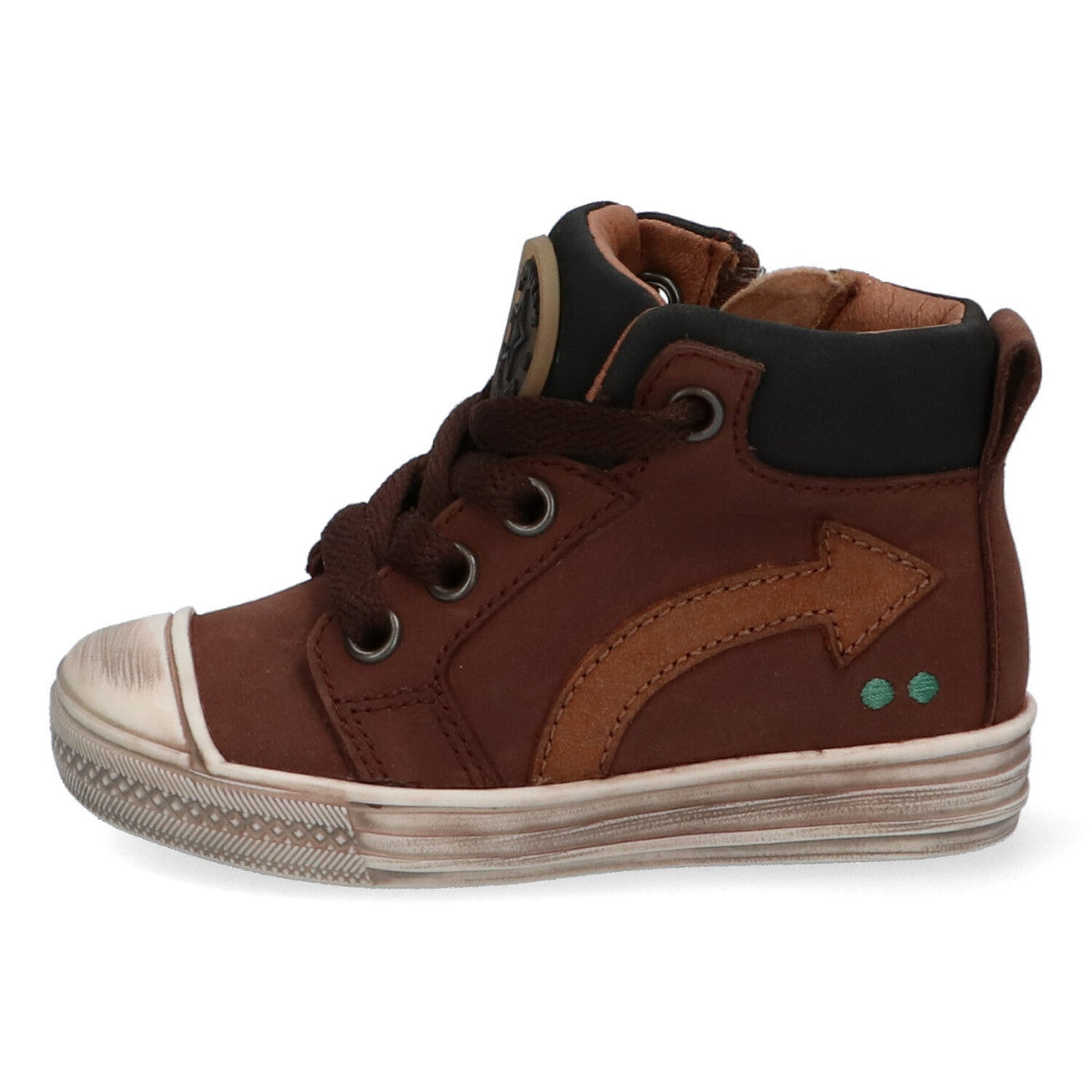 Frits Ferm Hoge Sneakers Jongens Bruin