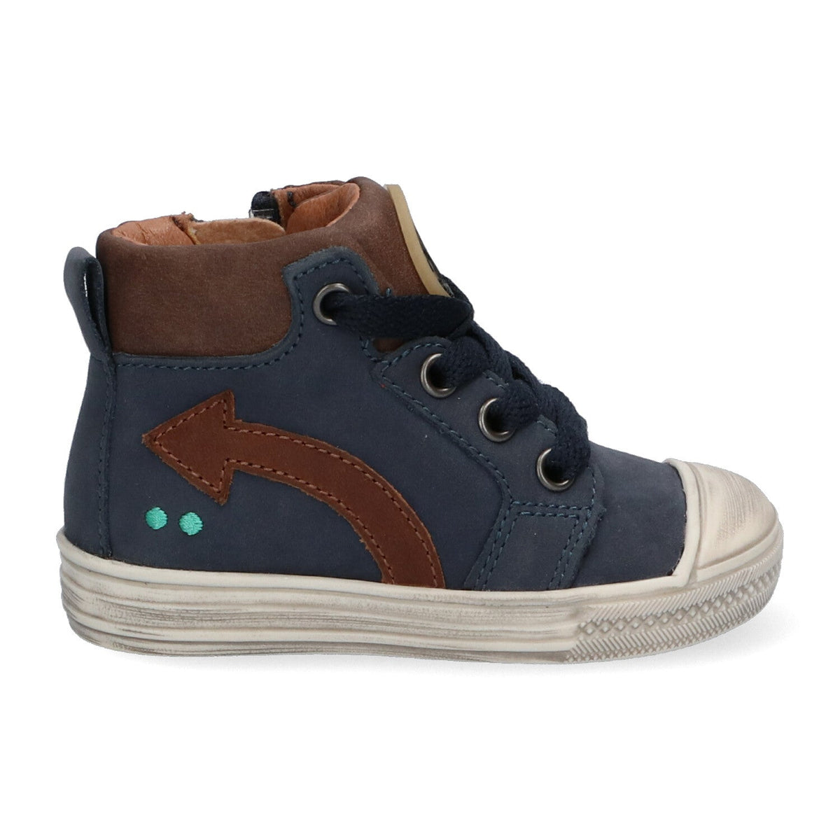 Frits Ferm Hoge Sneakers Jongens Blauw