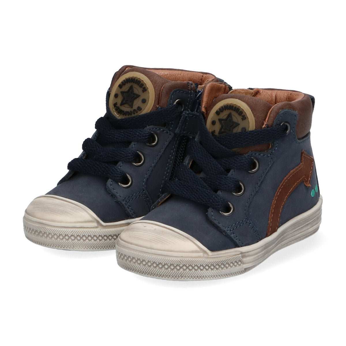 BunniesJR Frits Ferm lage sneakers jongens blauw