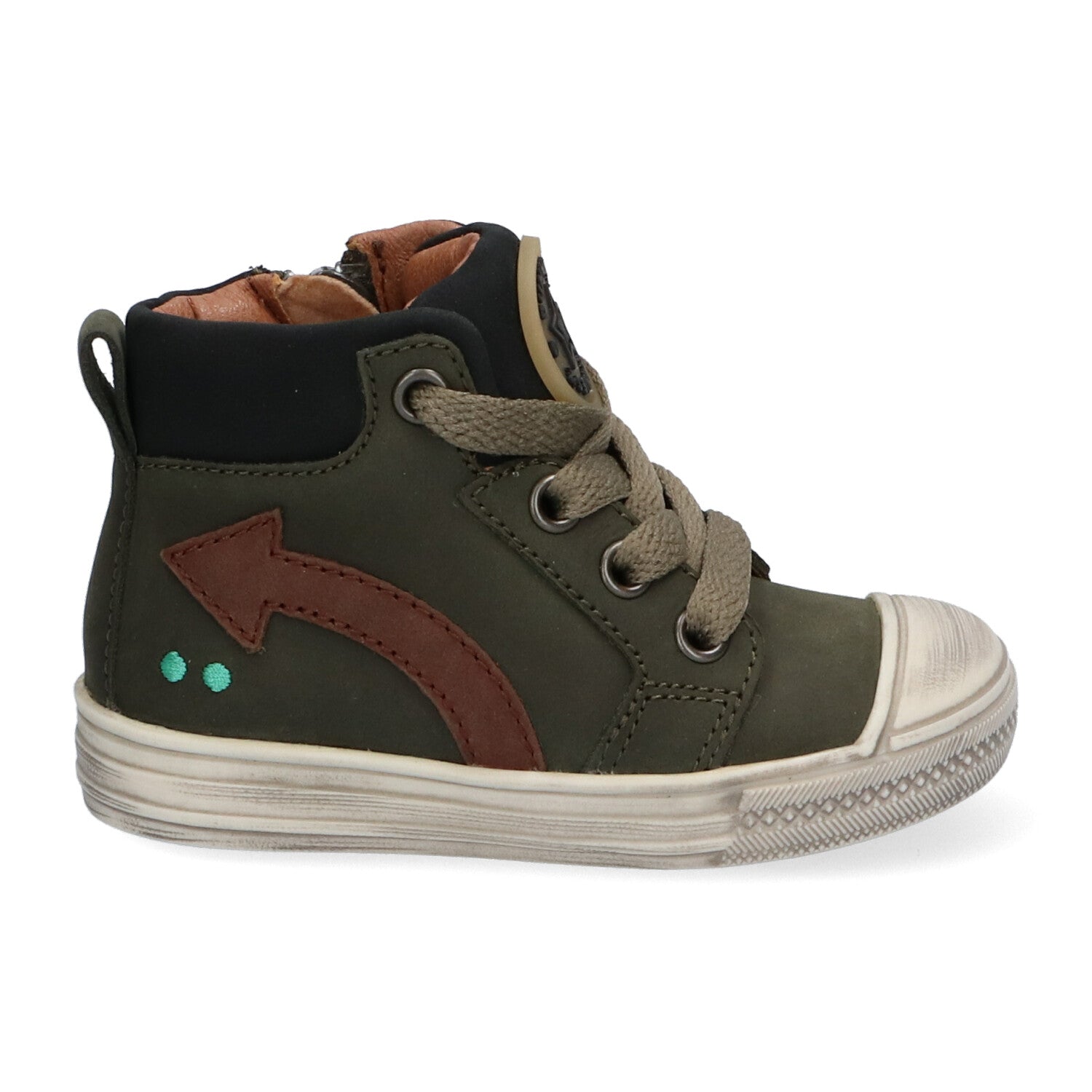 Frits Ferm Hoge Sneakers Jongens Groen