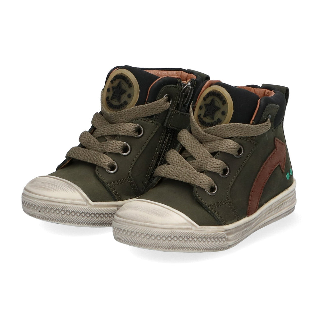 Frits Ferm Hoge Sneakers Jongens Groen
