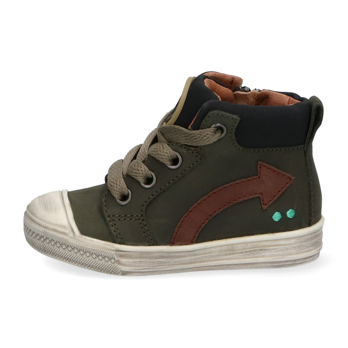 Frits Ferm Hoge Sneakers Jongens Groen