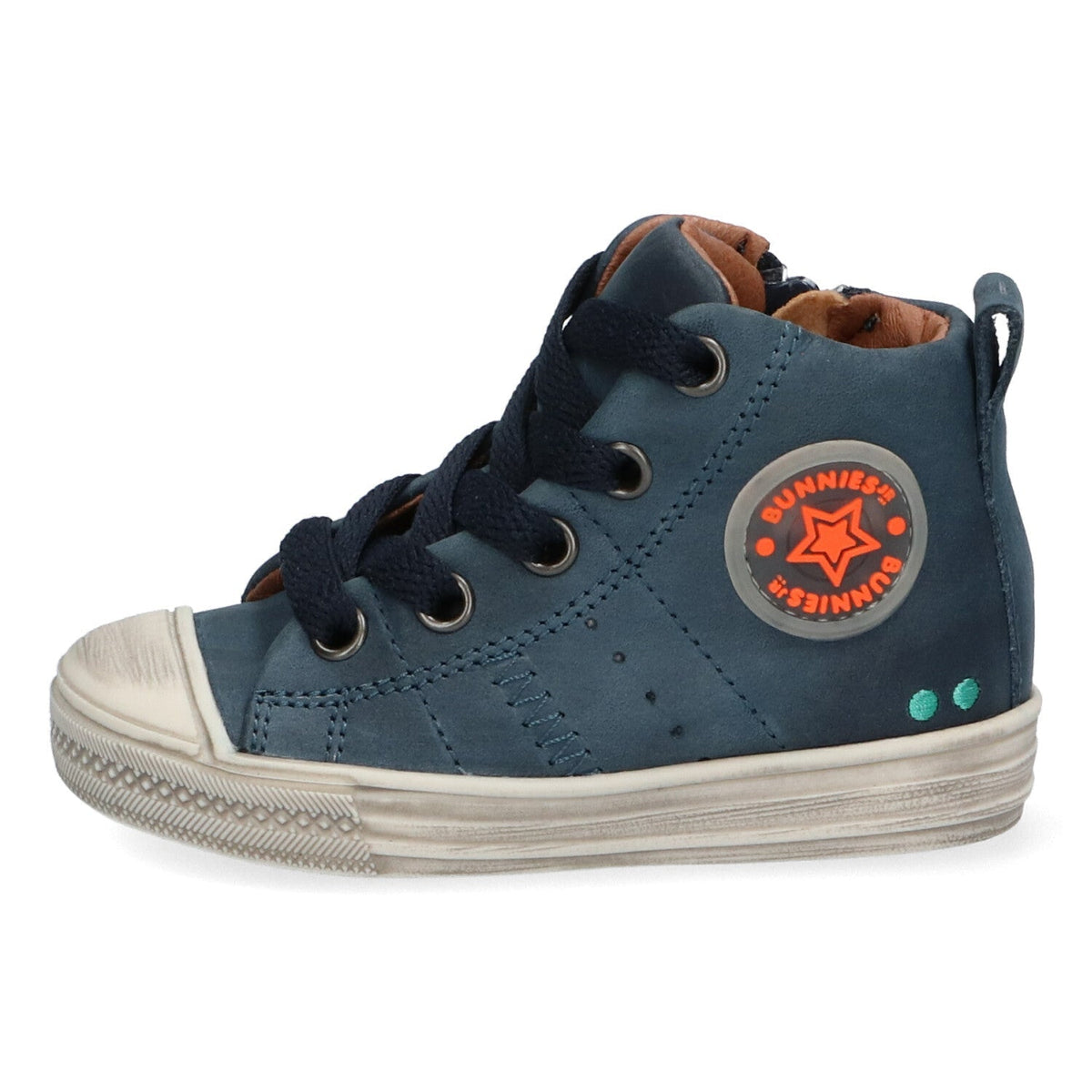 Frans Ferm Hoge Sneakers Jongens Blauw