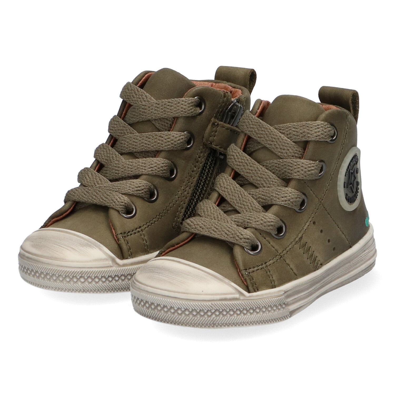 Frans Ferm Hoge Sneakers Jongens Groen