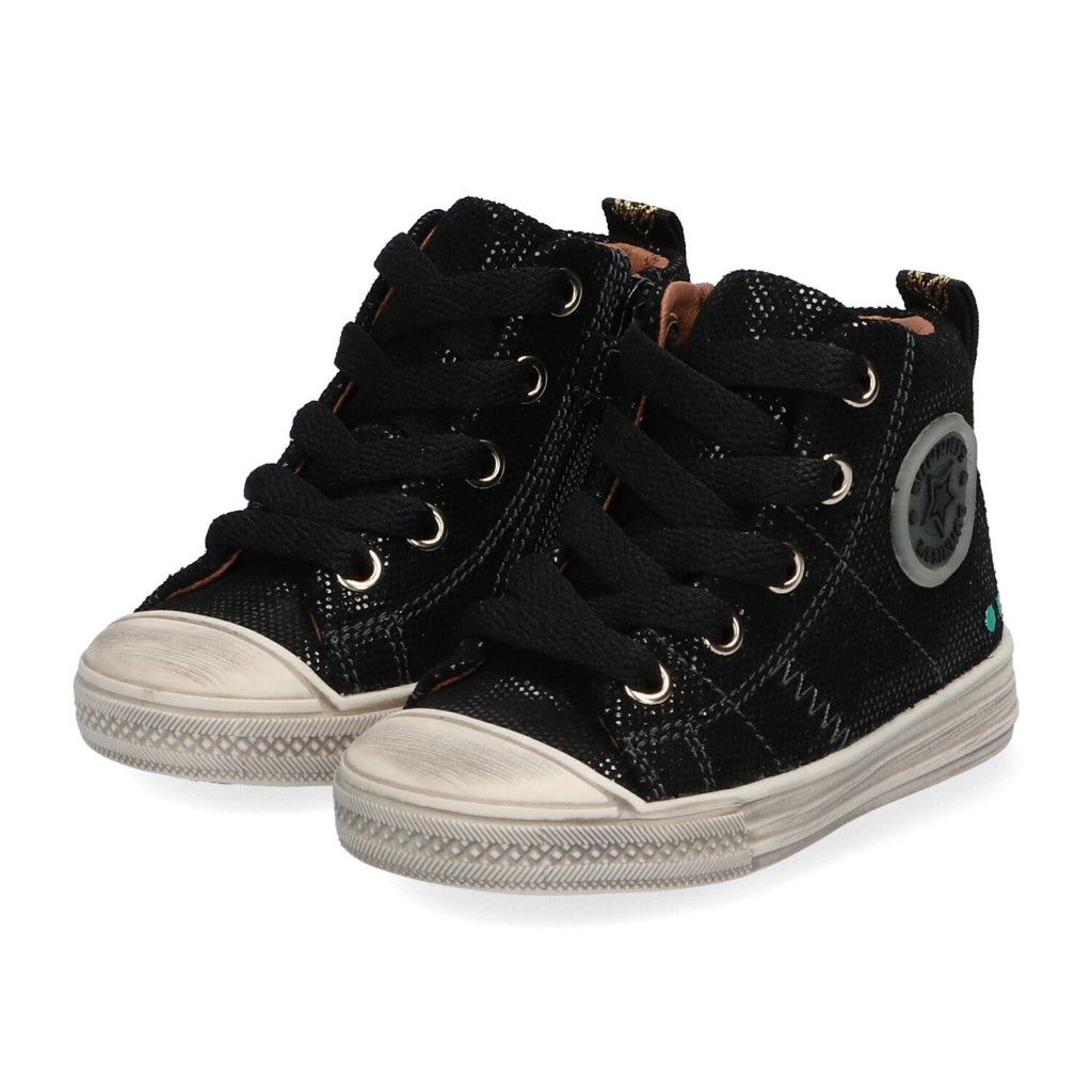 Frans Ferm Hoge Sneakers Meisjes Zwart