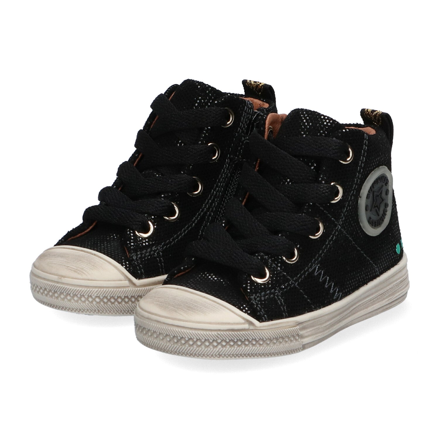 Frans Ferm Hoge Sneakers Meisjes Zwart