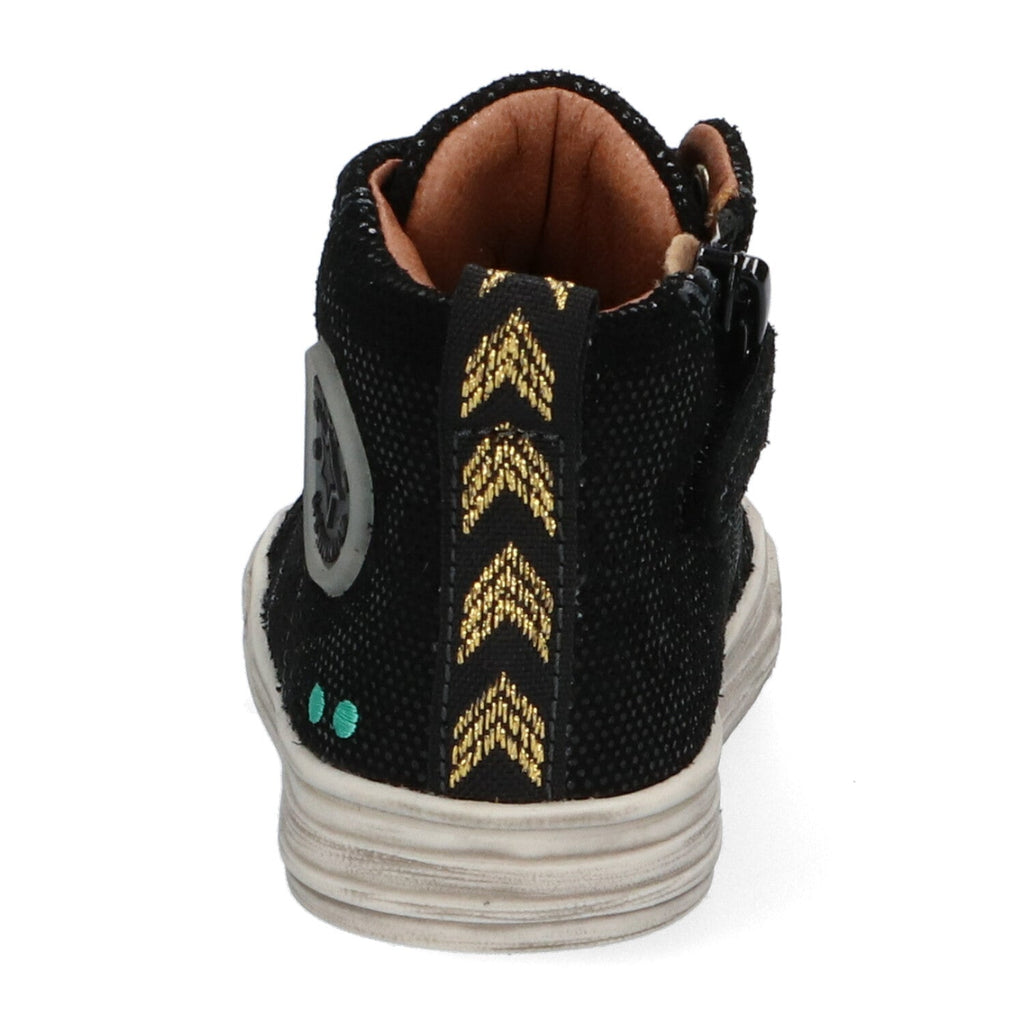 Frans Ferm Hoge Sneakers Meisjes Zwart