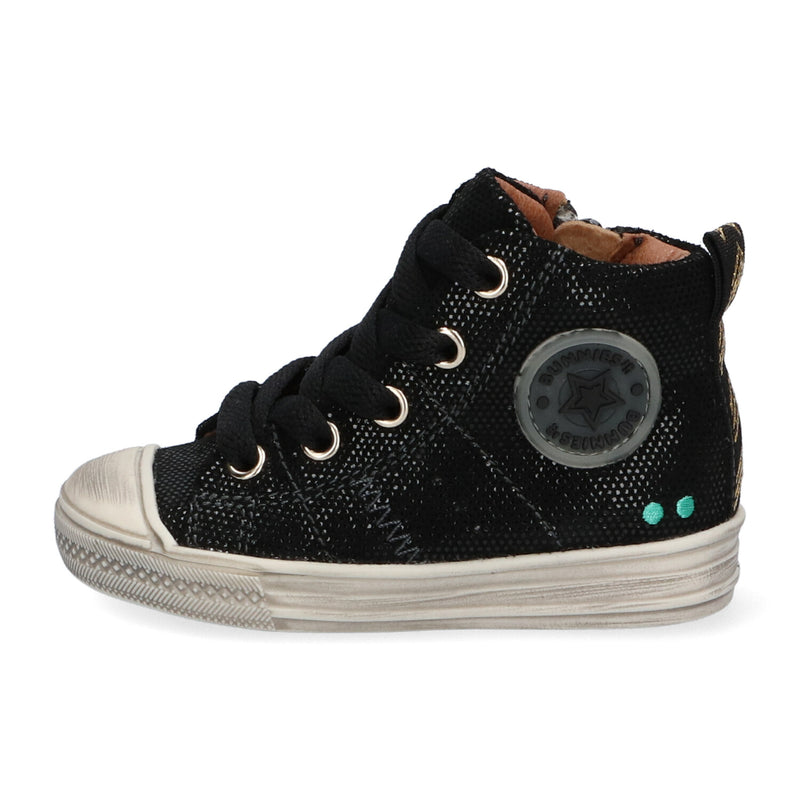 Frans Ferm 221635-489 Hoge Sneakers Meisjes Zwart