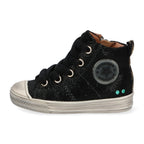 Frans Ferm Hoge Sneakers Meisjes Zwart