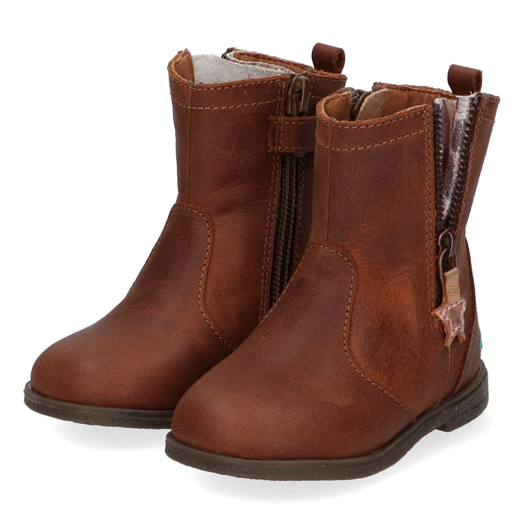 Cis Classic Enkellaarsjes Meisjes Bruin