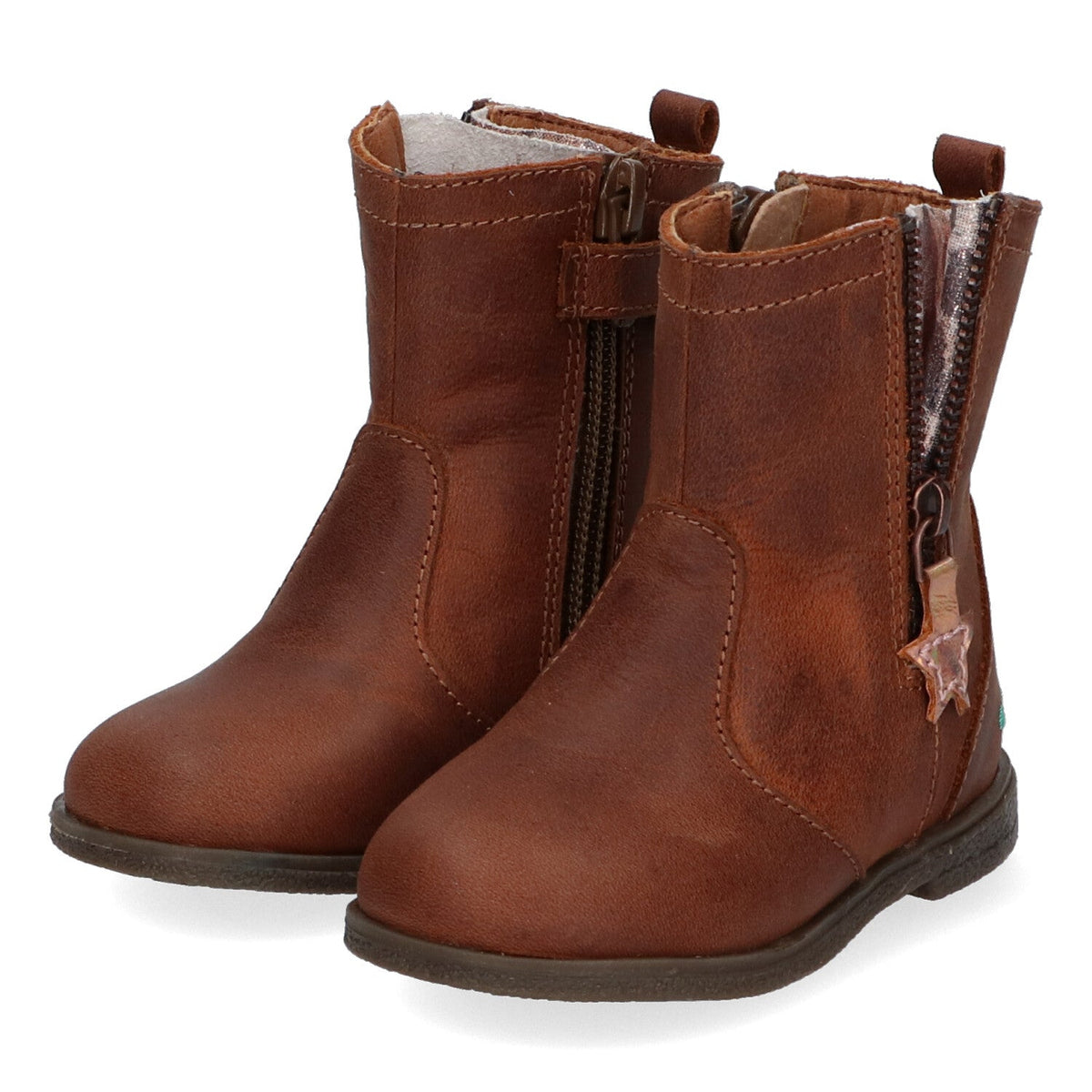 Cis Classic Enkellaarsjes Meisjes Bruin
