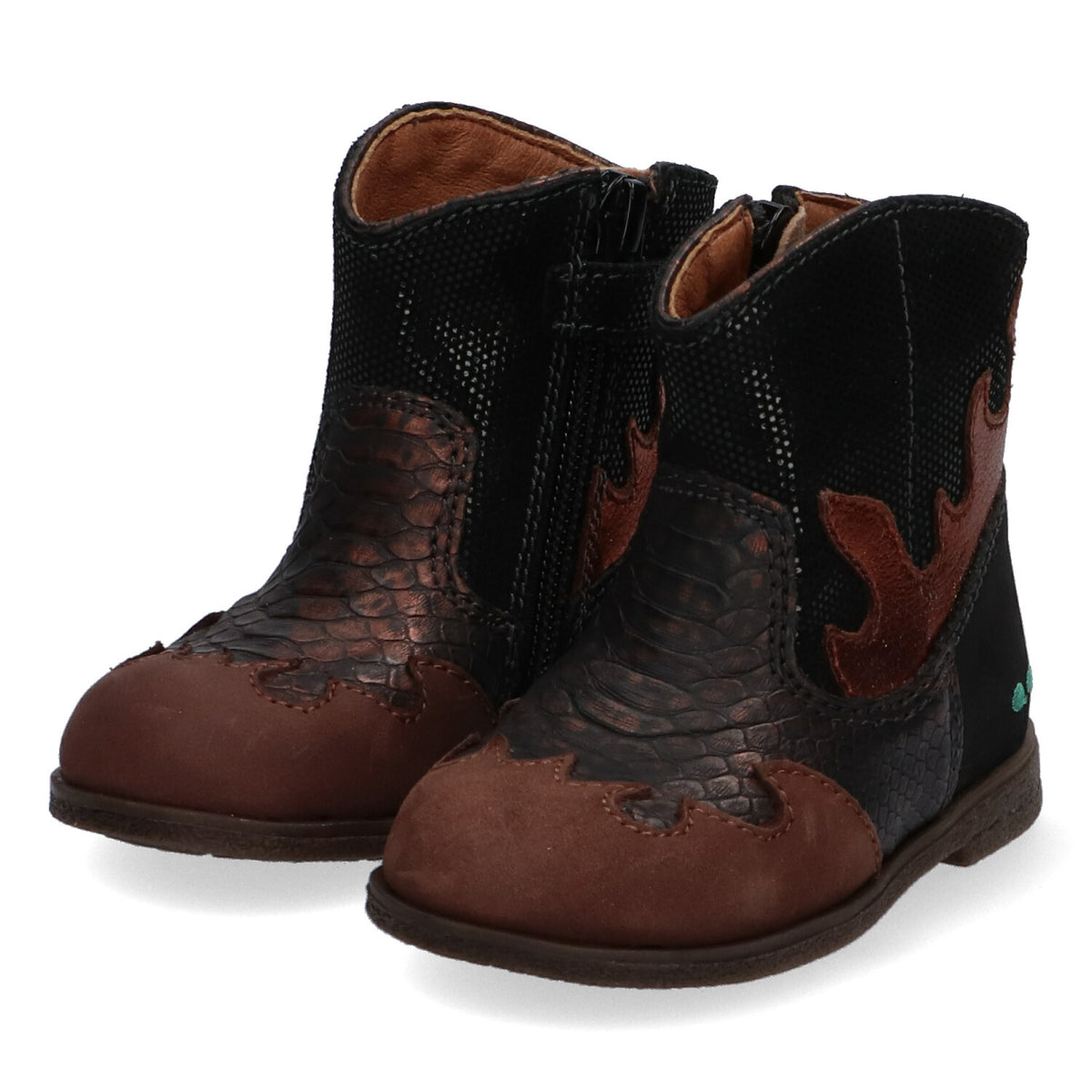 BunniesJR Cowboy Boots Meisjes Zwart Koper